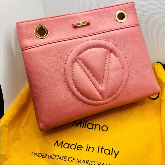 VALENTINO by MARIO VALENTINO โก Rita Pink Leather โก Shoulder Bag ๐ฒ Price to Sell - Picture 5 of 16
